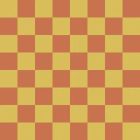 Mustard Terracotta Checkerboard wallpaper