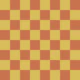 Mustard Terracotta Checkerboard