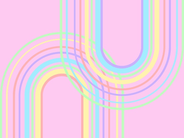 Unicorn Rainbow Arch Minimal 2