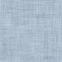 Soft blue linen look woven textured wallpaper