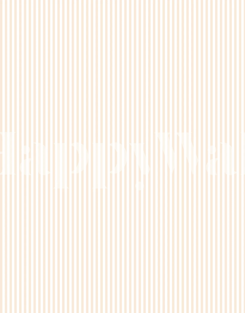 Thin salmon vertical stripe wallpaper in a room