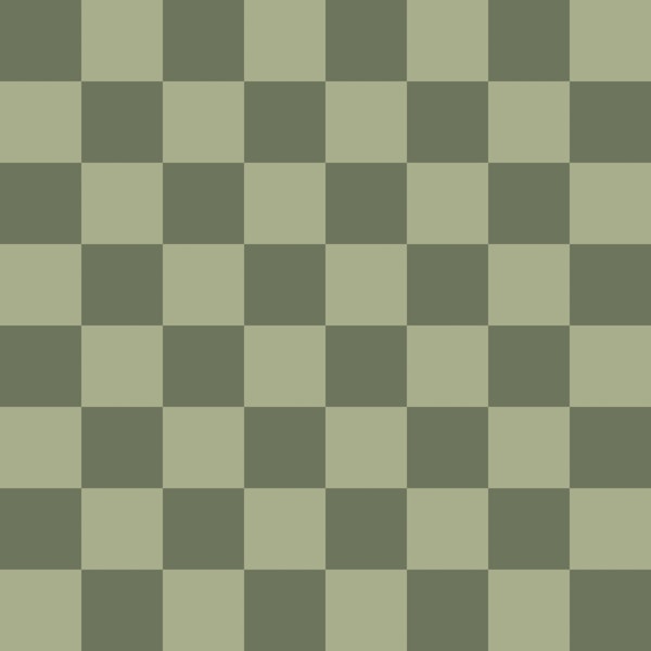 Muted Green Checker Tiles