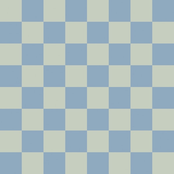 Blue Sage Checkerboard