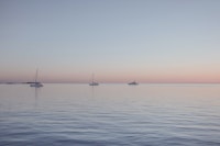 Bahamas Sunset Sailing carta da parati