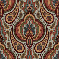 Marrakesh Paisley  - small scale wallpaper
