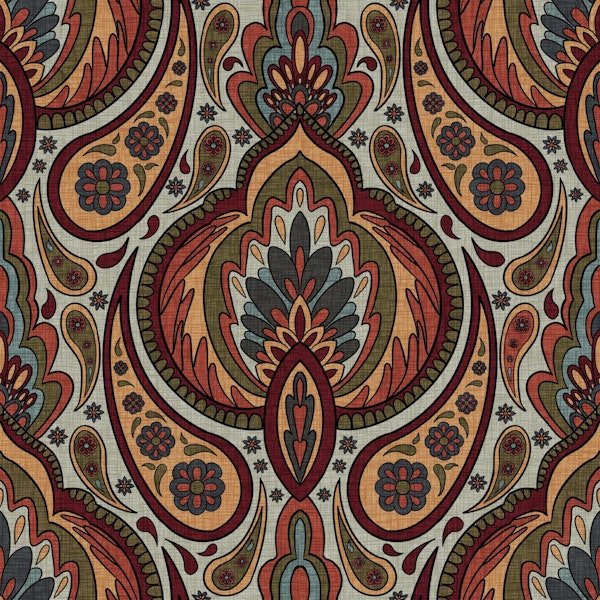 Marrakesh Paisley  - small scale