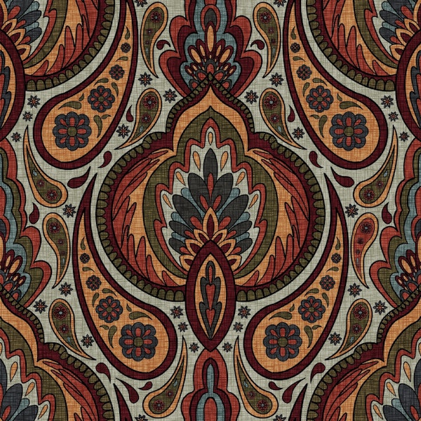 Marrakesh Paisley  - small scale