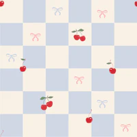 Sweet Cherries and Bows wallpaper