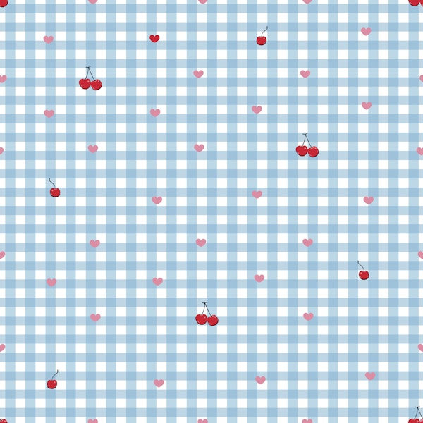 Retro Picnic Cherry Checks