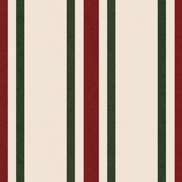 Red Green Cream Vertical Stripes