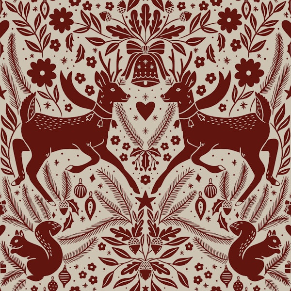 Nordic Winter Folk Art