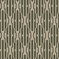 Modern Geometric Structure – Green & Beige tapet