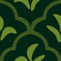 Indian Floral Arches green tapet