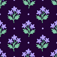 English Spring Blossom lilac wallpaper