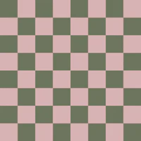 Sage and Pink Retro Checks tapet