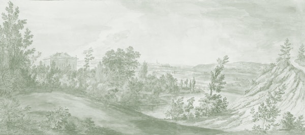 Palace Park Landscape - Soft Verdure