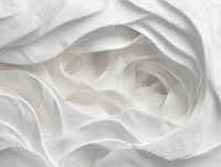 Elegant White Flowing Layers tapetas