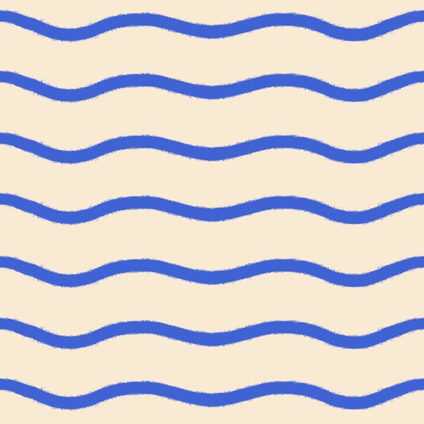 Coastal Blue Wave Lines