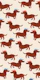 Dachshunds with hats pattern