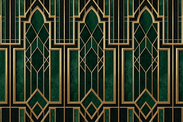 Gatsby Emerald Geometric Glam