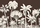 Palm Silhouettes - Chocolate and ivory