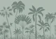 Palm Silhouettes - sage green