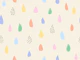 Rainbow Raindrops in Soft Pastel Tones