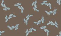 Minimal Leaf Mocca tapete