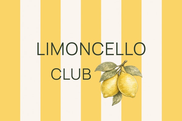 Limoncello Club Lemon Stripes