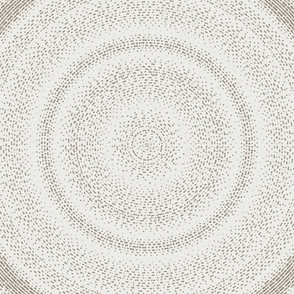 Beige Stipple Spiral Circles