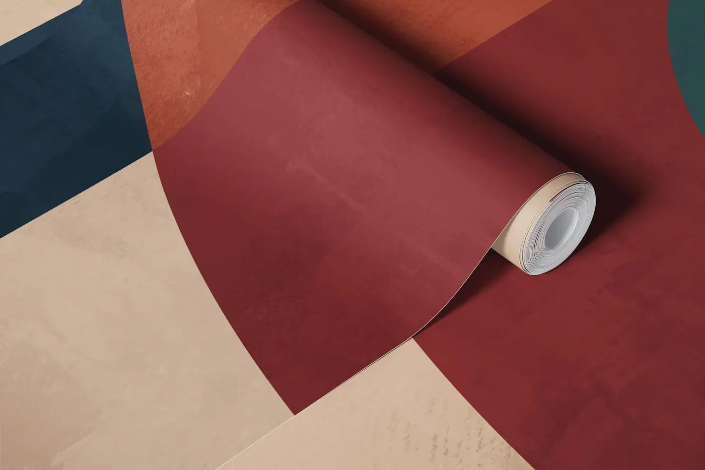 Earth Tone Geometric Abstract wallpaper roll