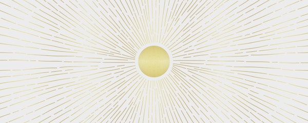 Golden Sunburst Rays