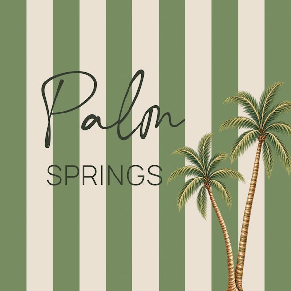 Tropical Palm Springs Poster