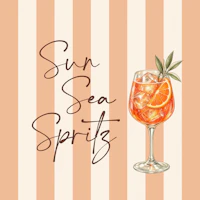 Coastal Bar Citrus Spritz tapet
