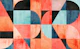 Abstract Geometric Mosaic Retro