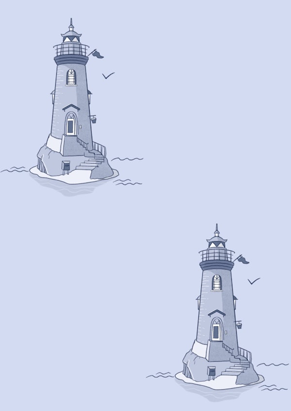 Calm Ocean Lighthouse