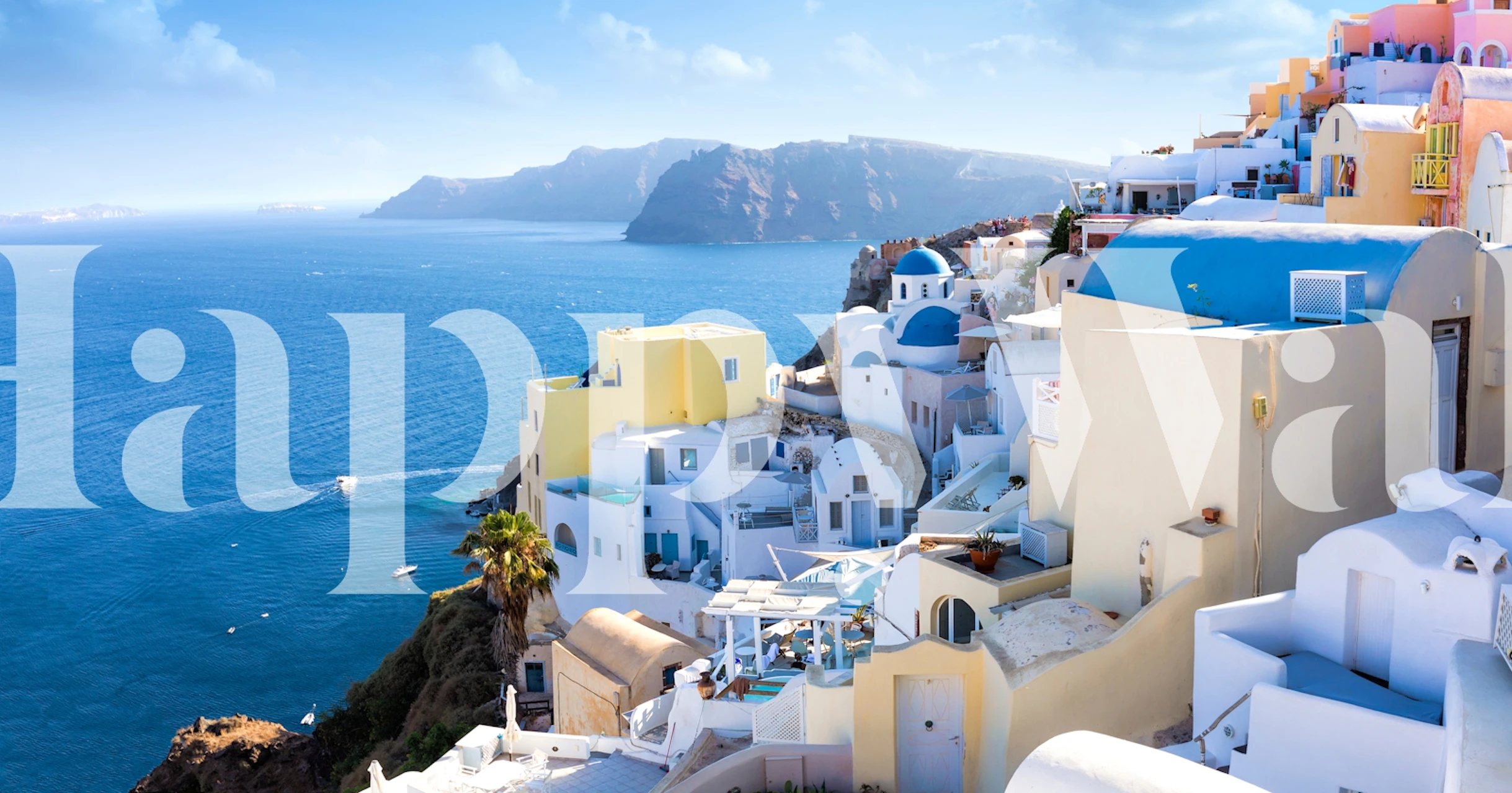 Tranquil Mediterranean Retreat behang