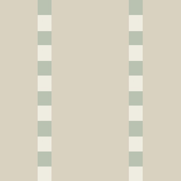 Sage Stripe Border Minimal