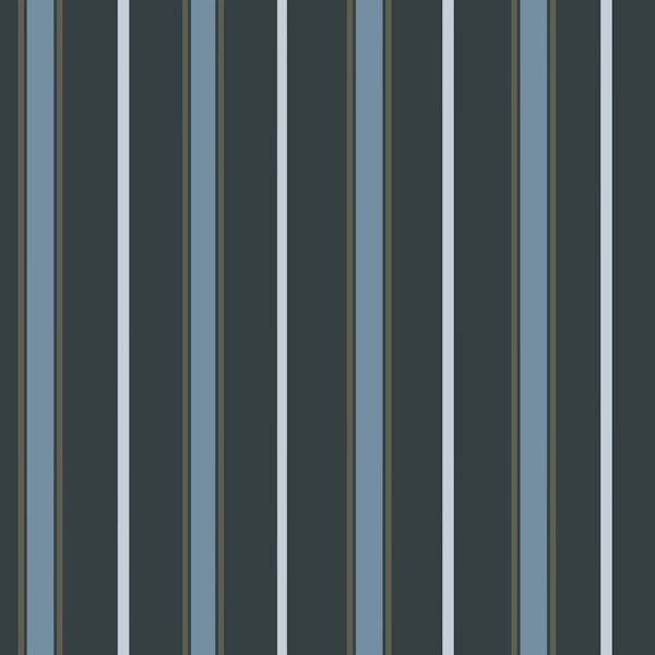 Moody Blue Gray Vertical Stripes