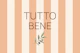 Peach Cream Stripes Tutto Bene