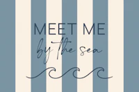 Meet Me By The Sea Quote tapeta