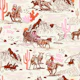 CowGirl Western Desert Toile Pink
