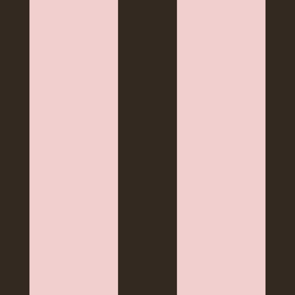 Blush Pink and Chocolate Stripes