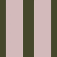 Wide Stripe Olive Green Blush Pink tapete