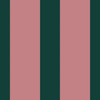 Dusty Rose and Deep Green Stripes tapete