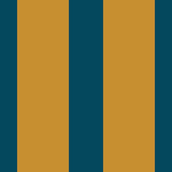 Teal and Mustard Vertical Stripes