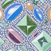 Funky Gemstone Dream Art Cool Petit wallpaper