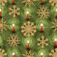 Strohsterne Christmas Pine & Candlelight 50%