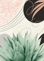 Abstract Agave Glam 4 ταπετσαρία