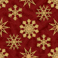 Strohsterne Christmas Pine Barn Red tapeta
